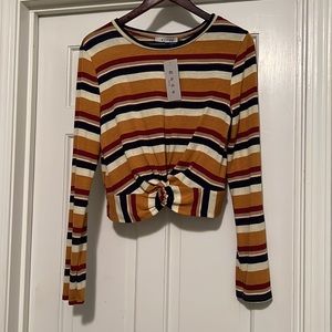 NWT vintage style crop top L